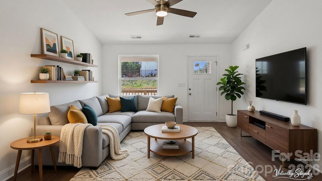 Furnished interior view inside a new home in , Chester (Image 7).