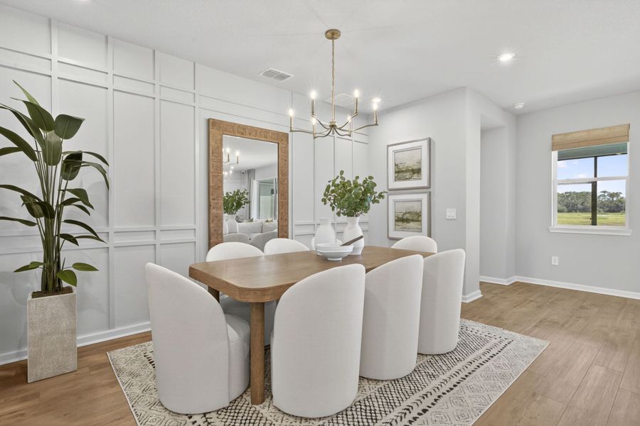 Representative furnished interior of a home built from the Glades by Mattamy Homes in Crosswind Ranch, Parrish (Image 9).