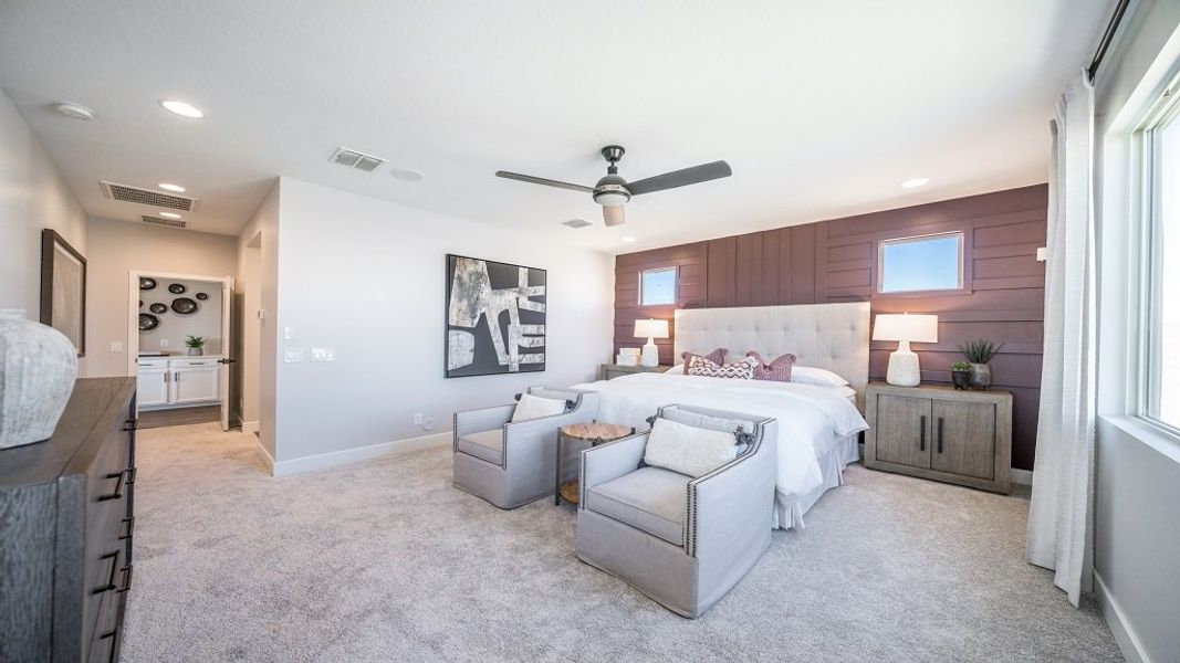 Furnished interior view inside a new home in Allen Ranches, Litchfield Park (Image 15). Furnished interior view inside a new home in Allen Ranches, Litchfield Park (Image 15).