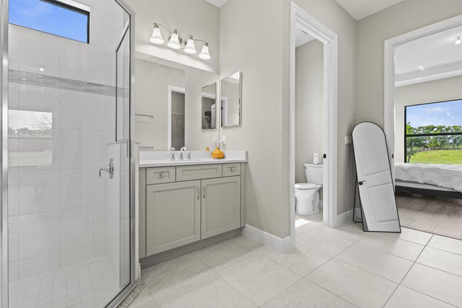 Furnished interior view inside a new home in , The Acreage (Image 9).