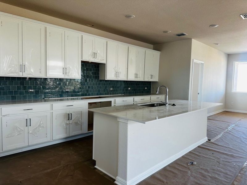 In-progress construction of a new home in Patterson Ranch, Georgetown, TX (Image 13).