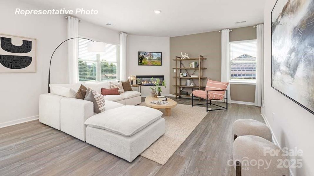 Furnished interior view inside a new home in Cramer Estates, Gastonia (Image 16).