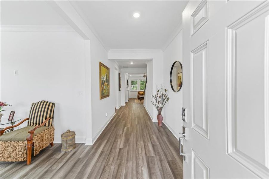 Furnished interior view inside a new home in Bailey Fence, Dacula (Image 29).