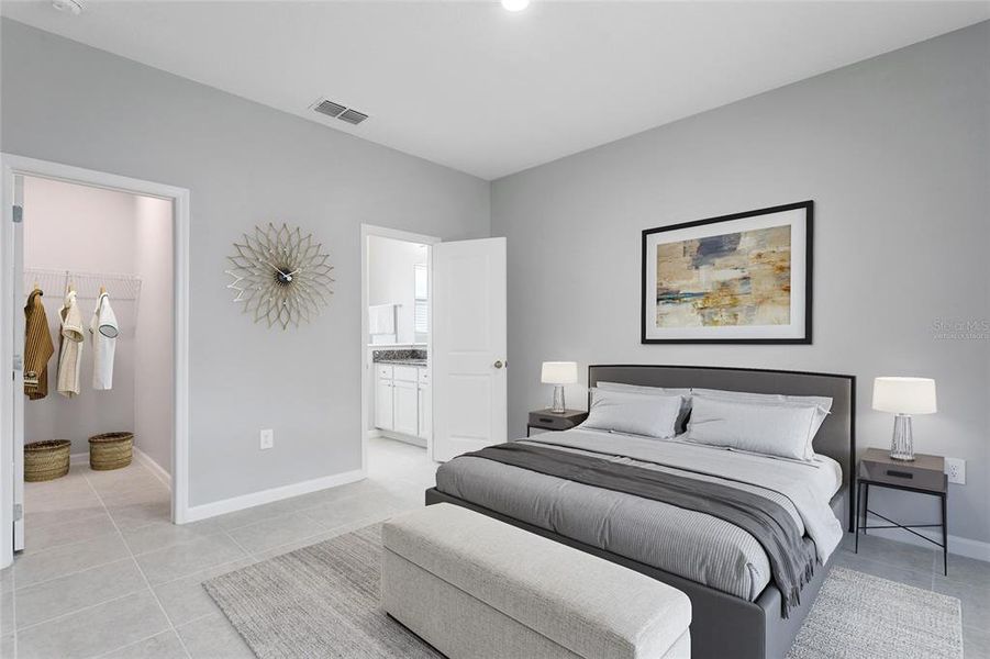 All of the bedrooms are spacious with your primary suite serving as a tranquil retreat complete with a WALK-IN CLOSET and private en-suite bath. Virtually Staged.