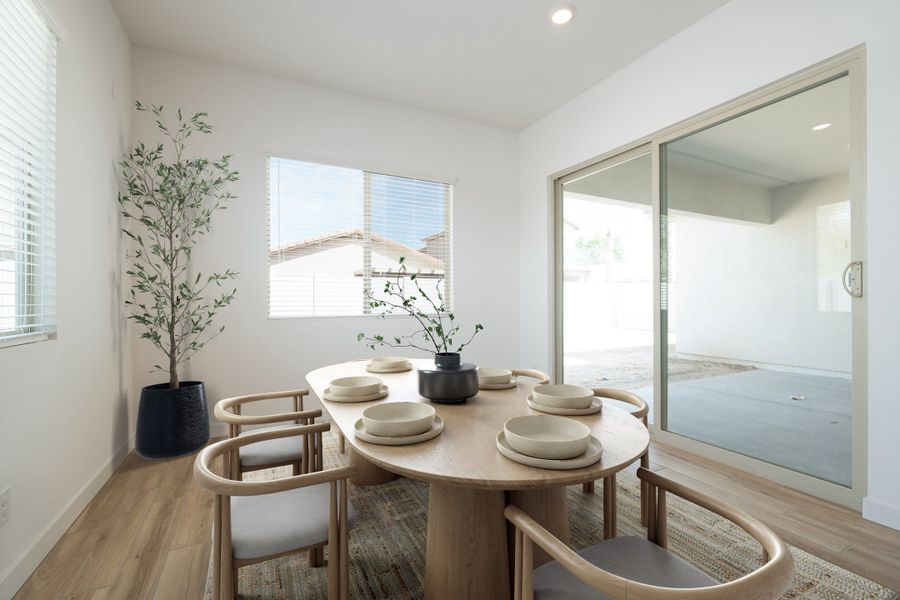 Furnished interior view inside a new home in Terraza, San Tan Valley (Image 6). Furnished interior view inside a new home in Terraza, San Tan Valley (Image 6).