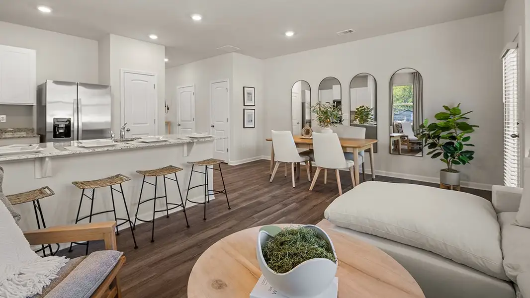 Representative furnished interior of a home built from the Pearson by D.R. Horton in Old Summerville Village, Rome (Image 11). Representative furnished interior of a home built from the Pearson by D.R. Horton in Old Summerville Village, Rome (Image 11).