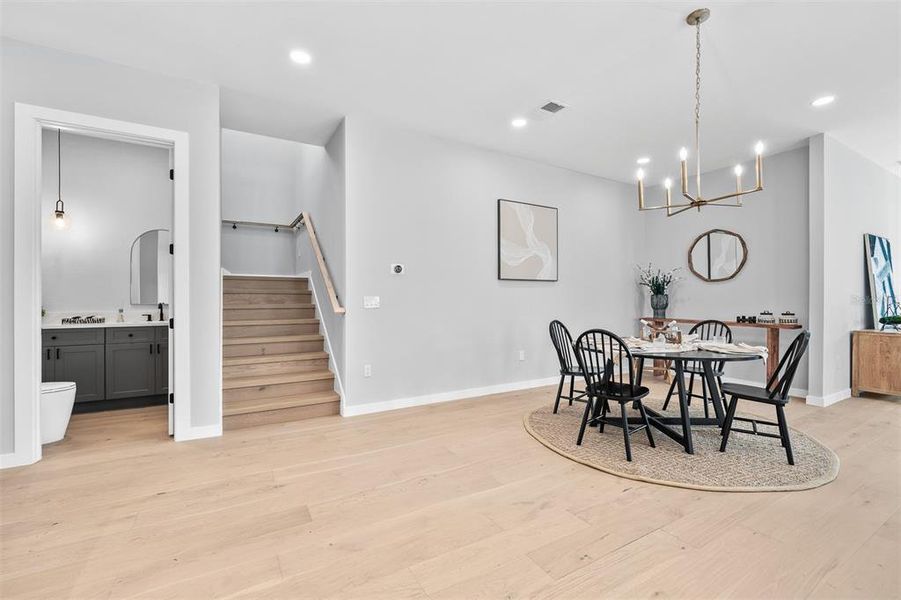 Furnished interior view inside a new home in College Park, Orlando (Image 7). Furnished interior view inside a new home in College Park, Orlando (Image 7).