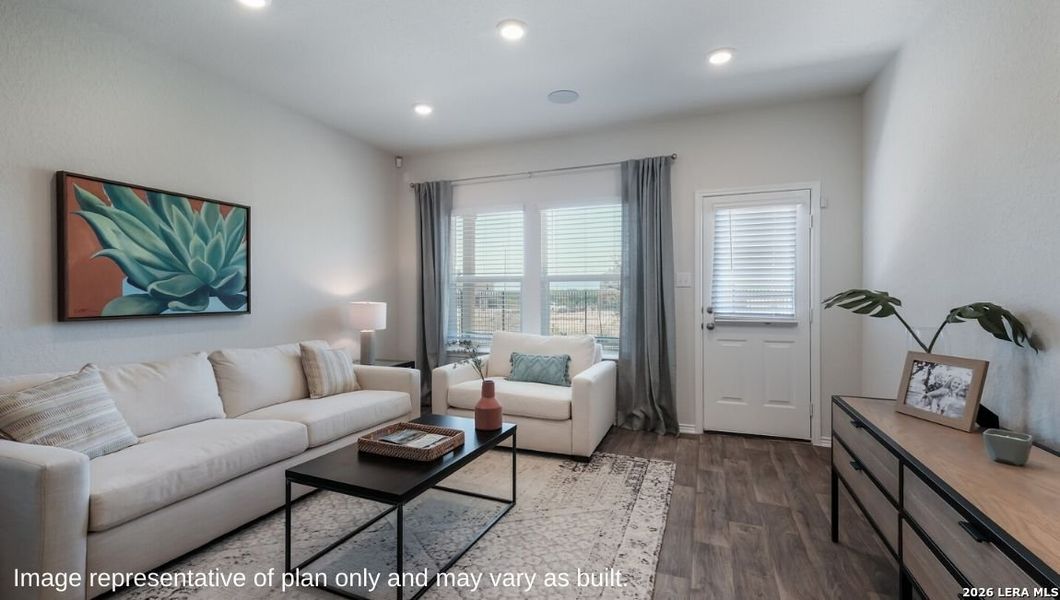 Furnished interior view inside a new home in Blue Ridge Ranch, San Antonio (Image 4).