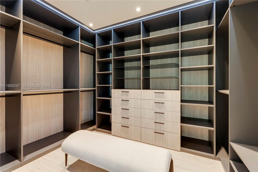 Furnished interior view inside a new home in , Miami (Image 16).