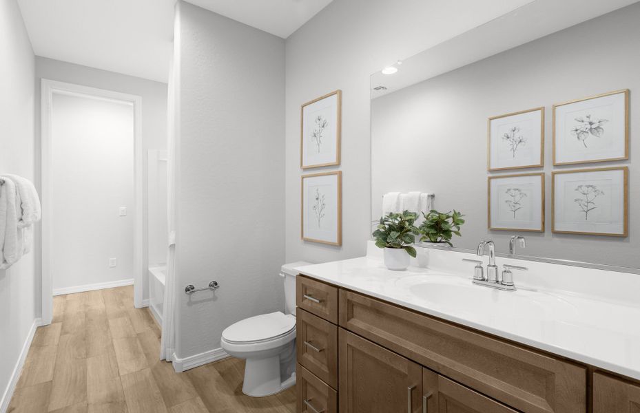 Representative furnished interior of a home built from the Vervain by Pulte Homes in Hayden Estates, Buckeye (Image 10).