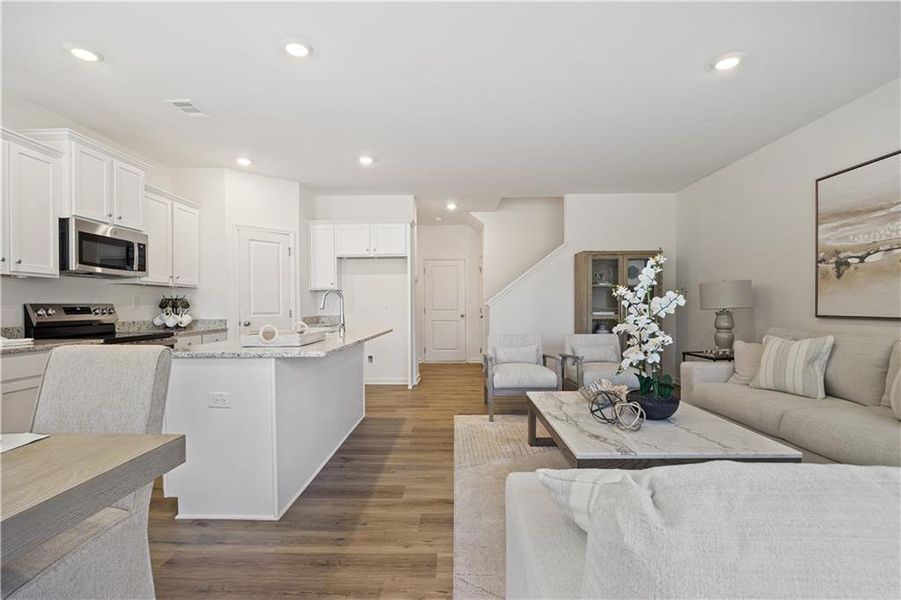 Furnished interior view inside a new home in Old Salem Crossing, Conyers (Image 15).
