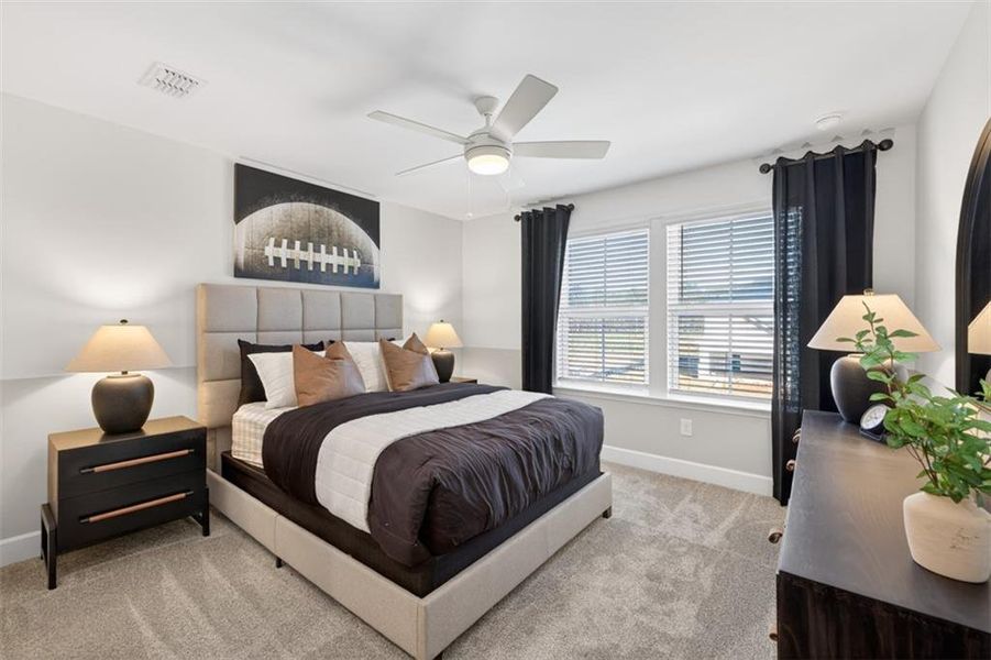 Furnished interior view inside a new home in Linden Grove, Powder Springs (Image 31).