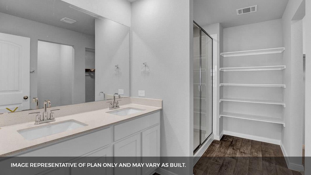 Furnished interior view inside a new home in Southgrove, Kyle (Image 12).