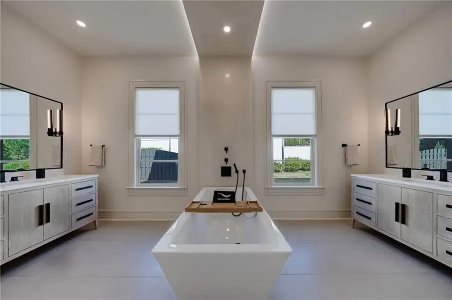 Furnished interior view inside a new home in , Sandy Springs (Image 61).