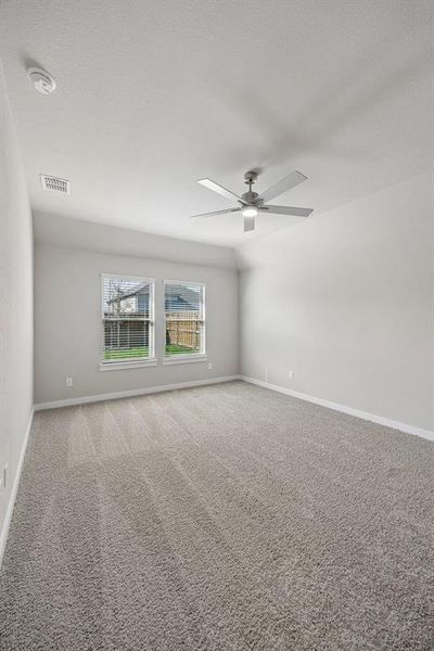 Primary Suite in the Emmy II home plan by Trophy Signature Homes - REPRESENTATIVE PHOTO