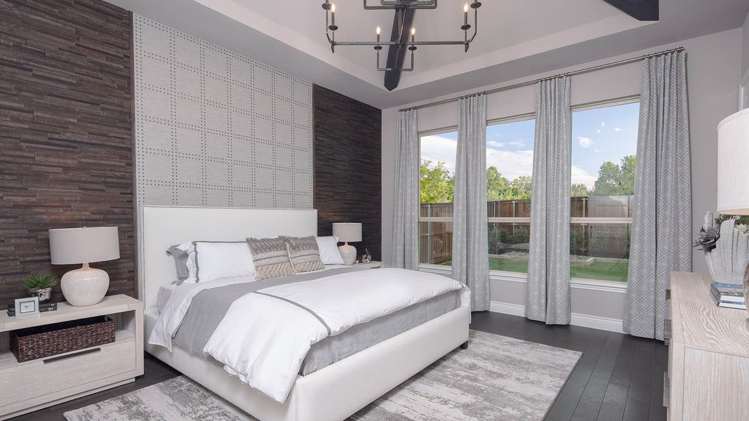 Furnished interior view inside a new home in Trinity Falls, McKinney (Image 35).