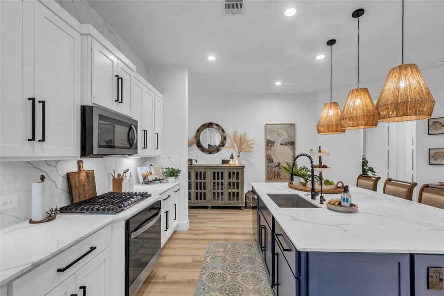 Furnished interior view inside a new home in , Conroe (Image 21).