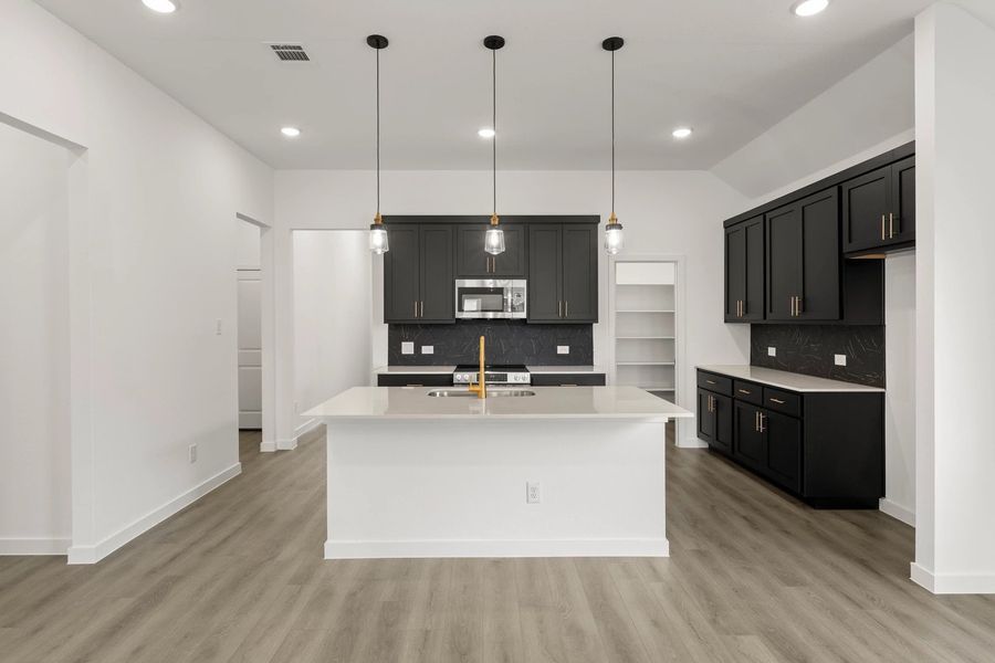 Kitchen featuring the Noir Collection
