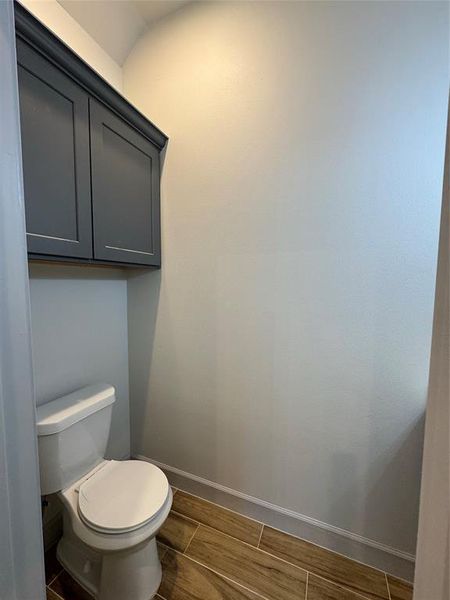 Half bath powder room