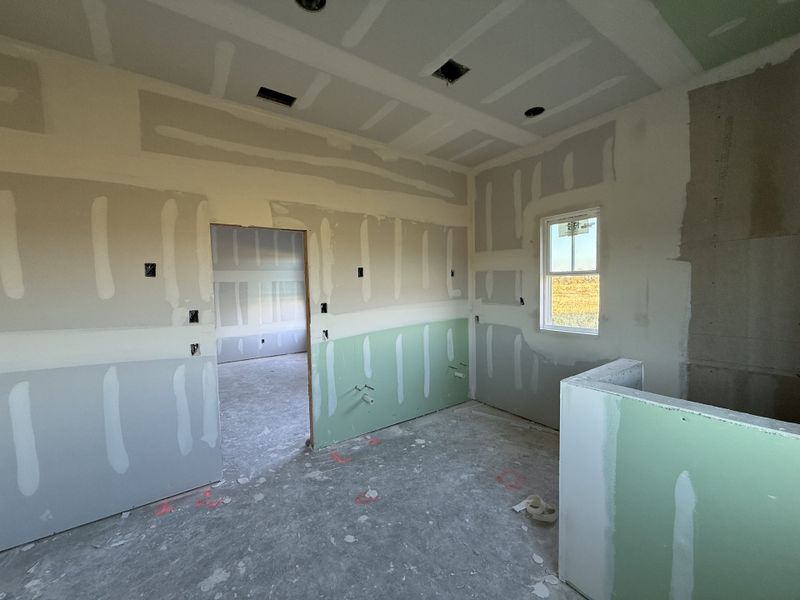 In-progress construction of a new home in Oak Water Ranch, Granbury, TX (Image 18).