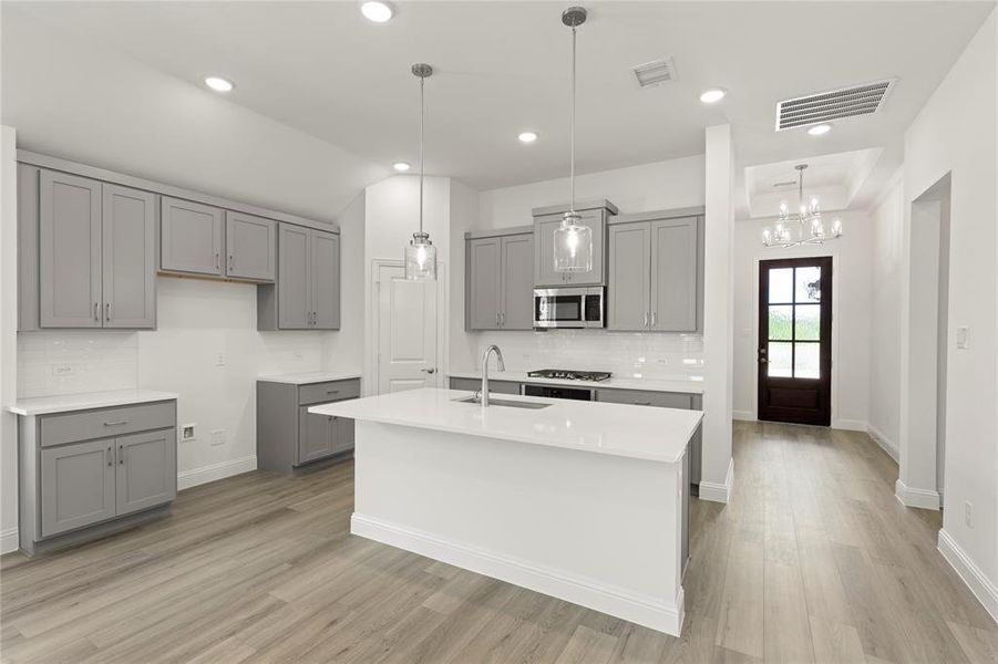 Furnished interior view inside a new home in Walden Pond, Forney (Image 7).