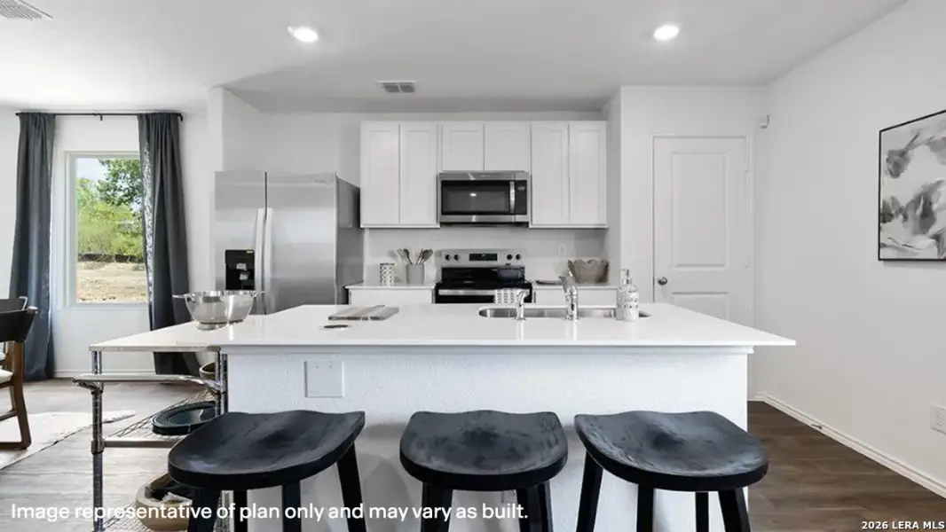 Furnished interior view inside a new home in Stonehill, San Antonio (Image 4).