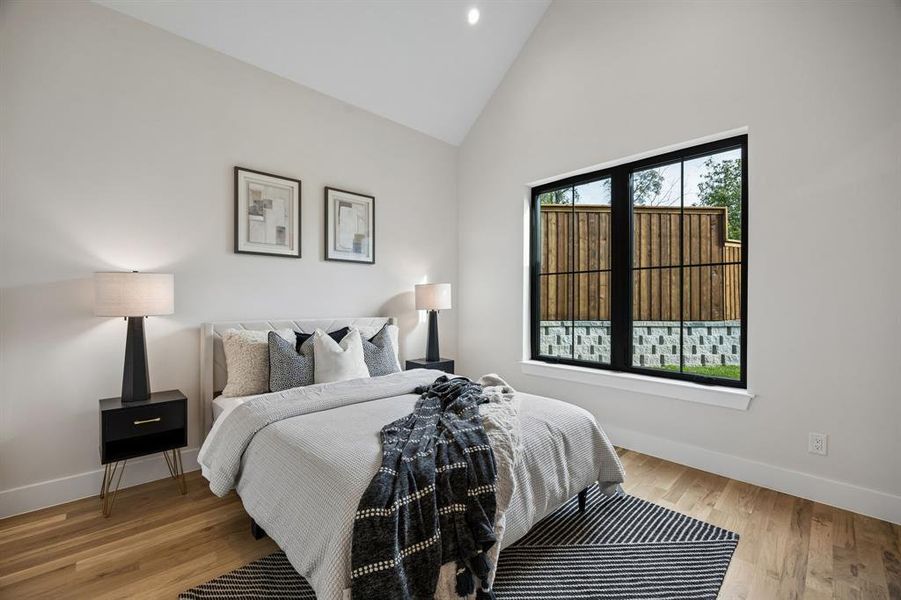 Furnished interior view inside a new home in , Dallas (Image 29).