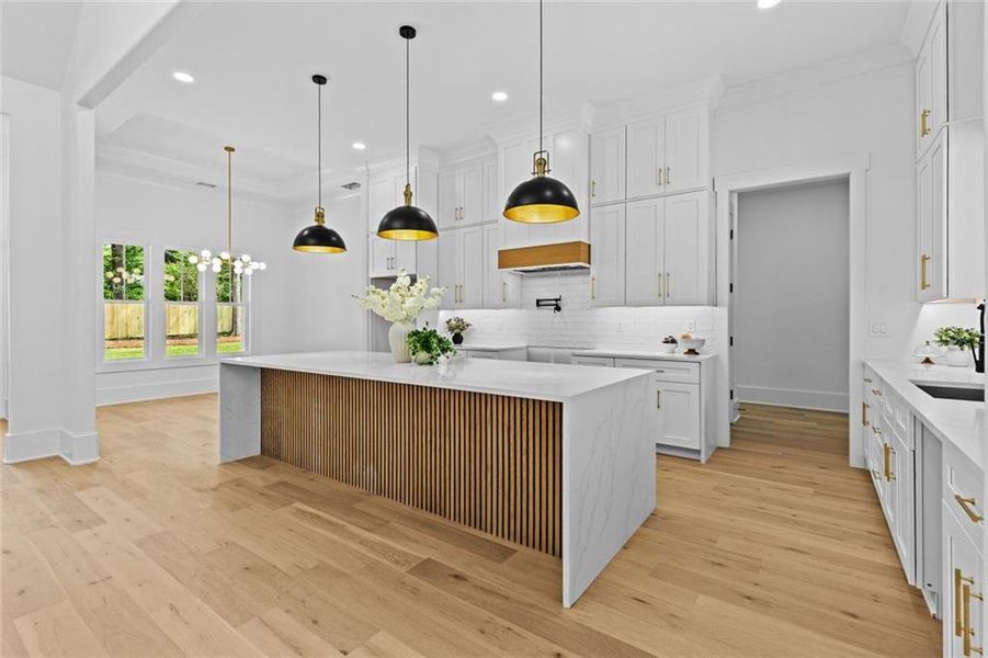 Furnished interior view inside a new home in , Monroe (Image 44).