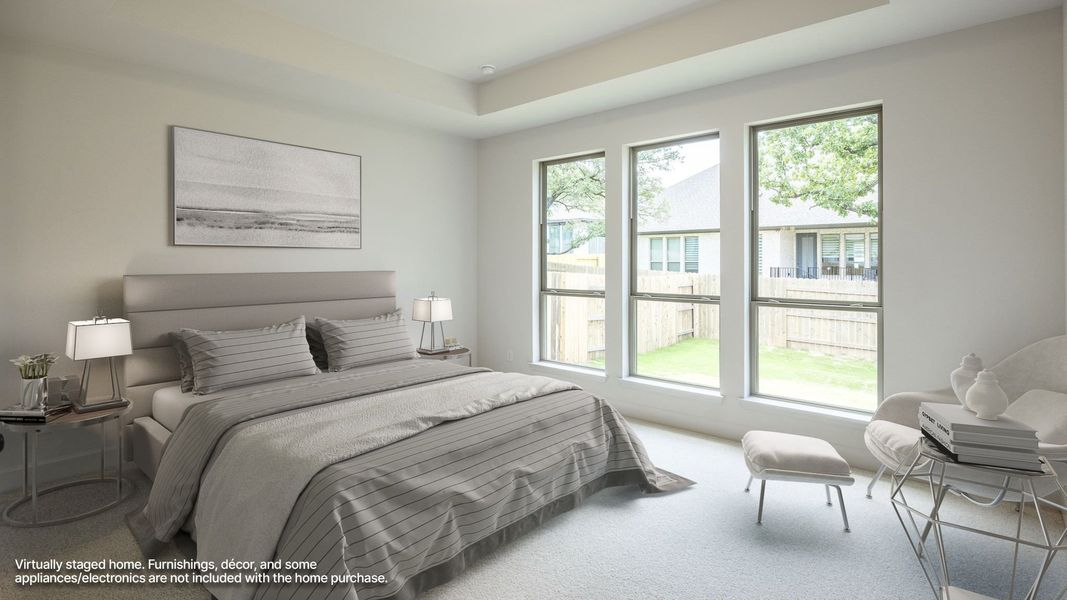 Furnished interior view inside a new home in Parkside on the River West, Georgetown (Image 6). Furnished interior view inside a new home in Parkside on the River West, Georgetown (Image 6).