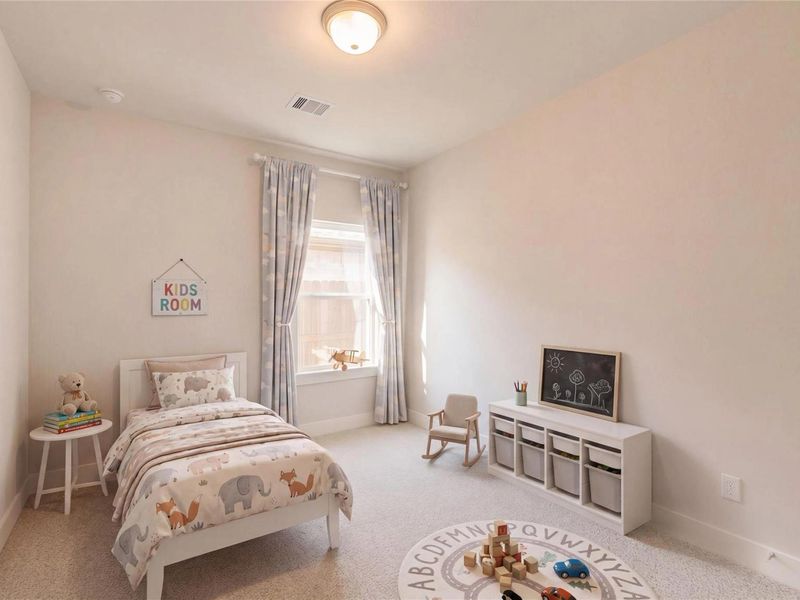 Furnished interior view inside a new home in Sunterra, Katy (Image 10).