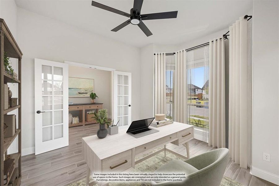 Furnished interior view inside a new home in Sonoma Verde, McLendon-Chisholm (Image 15).