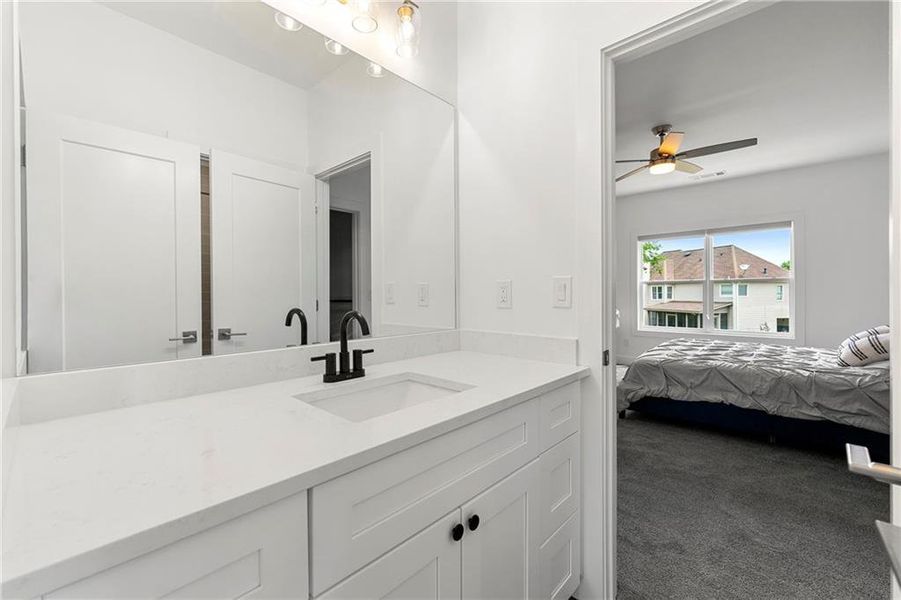 Furnished interior view inside a new home in , Dacula (Image 40).