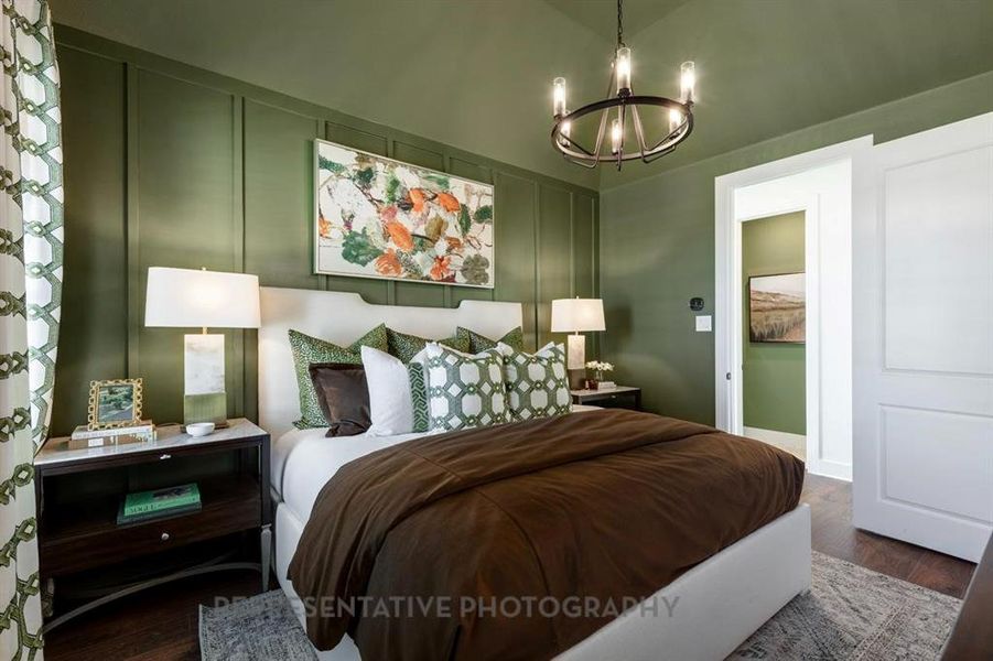 Furnished interior view inside a new home in , Royse City (Image 38).