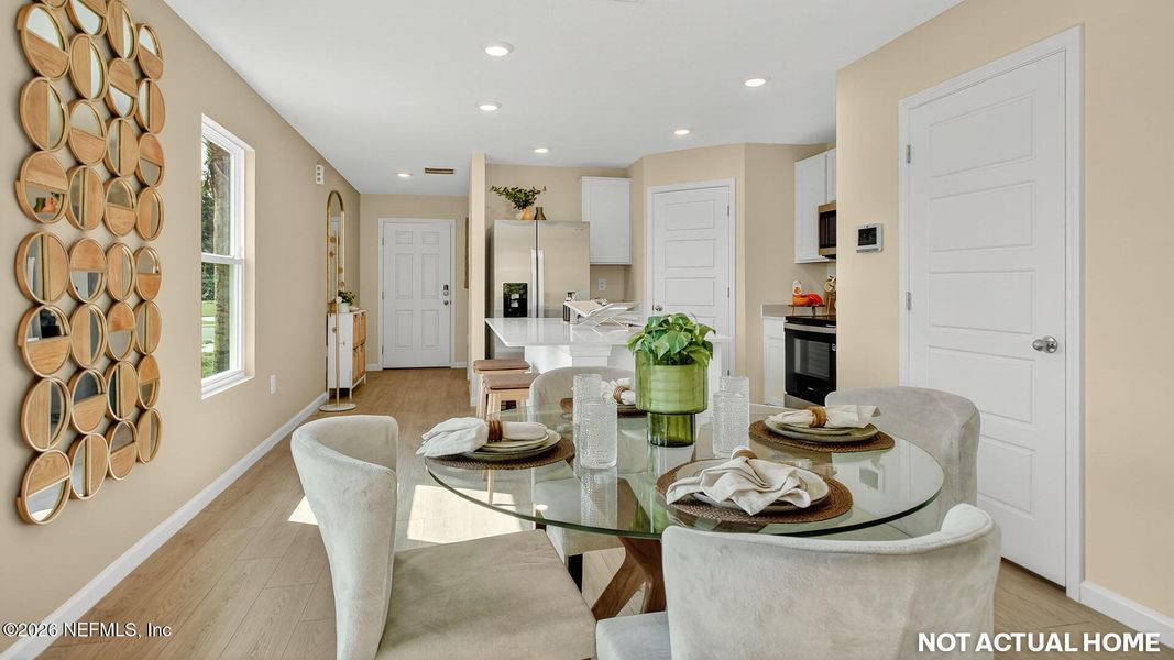 Furnished interior view inside a new home in Trout River, Jacksonville (Image 10).
