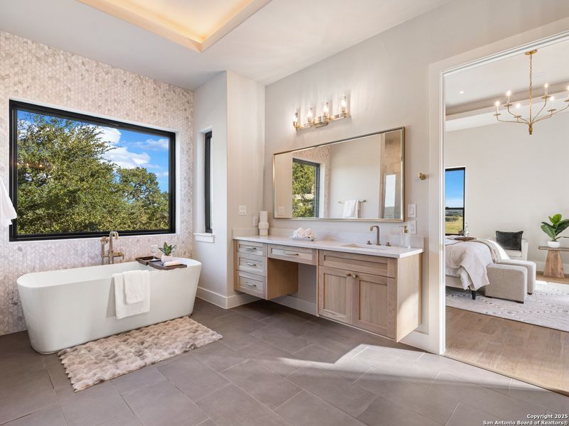 Furnished interior view inside a new home in , Canyon Lake (Image 5). Furnished interior view inside a new home in , Canyon Lake (Image 5).