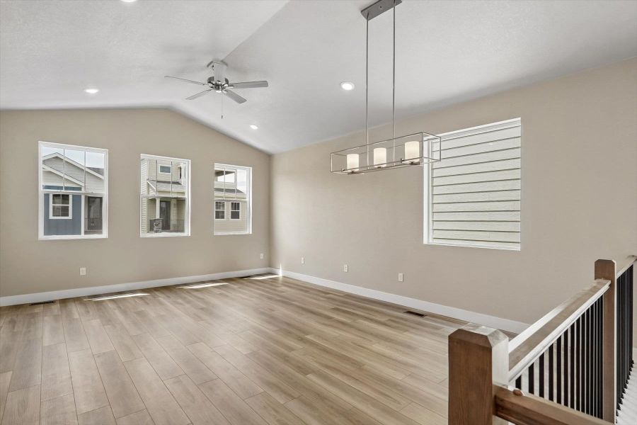 Spacious, unfurnished interior of a new home in Pony Park, Colorado Springs (Image 12).