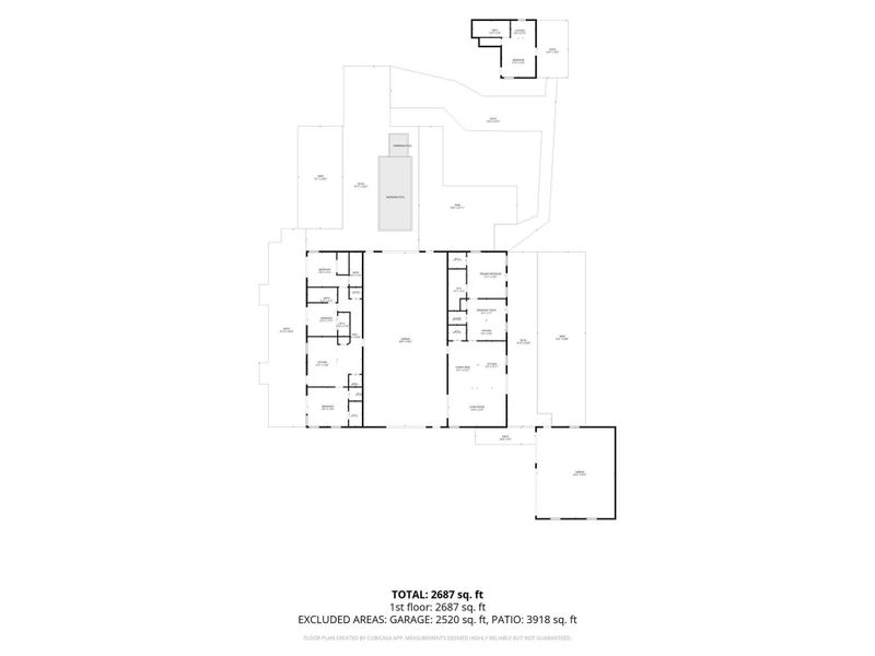 2D floor plan layout of this home in , Dripping Springs, TX (Image 4).