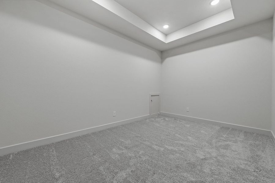Spacious, unfurnished interior of a new home in Bridgeland, Cypress (Image 21).