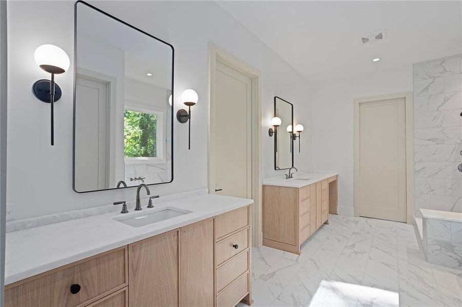Furnished interior view inside a new home in , Atlanta (Image 9).