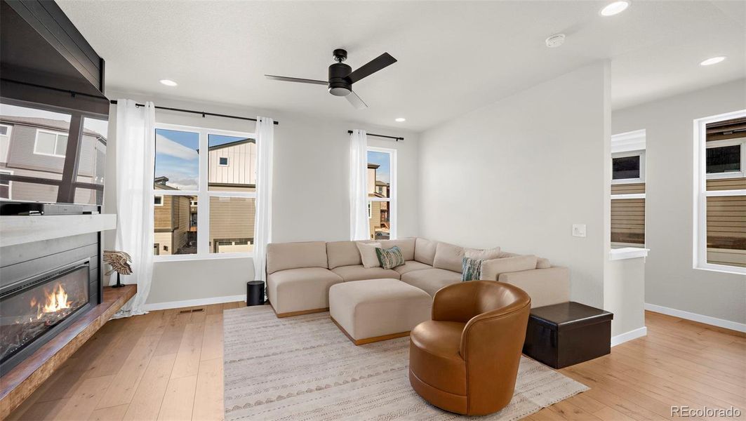 Furnished interior view inside a new home in , Colorado Springs (Image 20).
