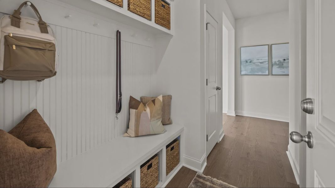 The Townsend Plan by DRB Homes in McBride Indian Trail NC - Mud Room The Townsend Plan by DRB Homes in McBride Indian Trail NC - Mud Room