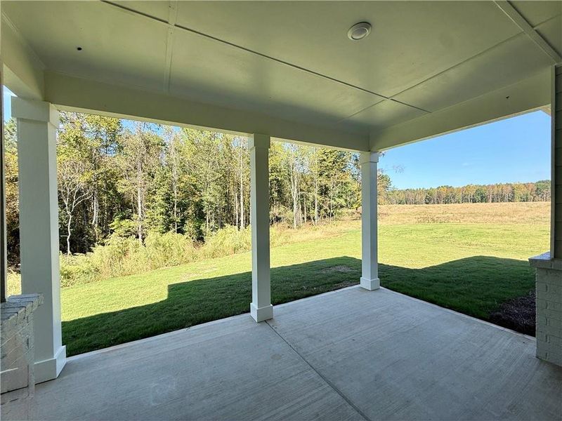 Exterior details and patio area of a home in Fowler Farms, Auburn (Image 26).