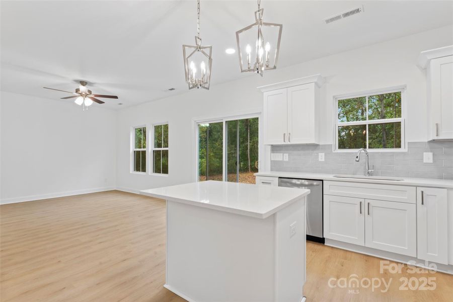 Furnished interior view inside a new home in , Mooresville (Image 9).