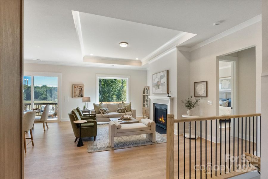 Furnished interior view inside a new home in , Fort Mill (Image 28).