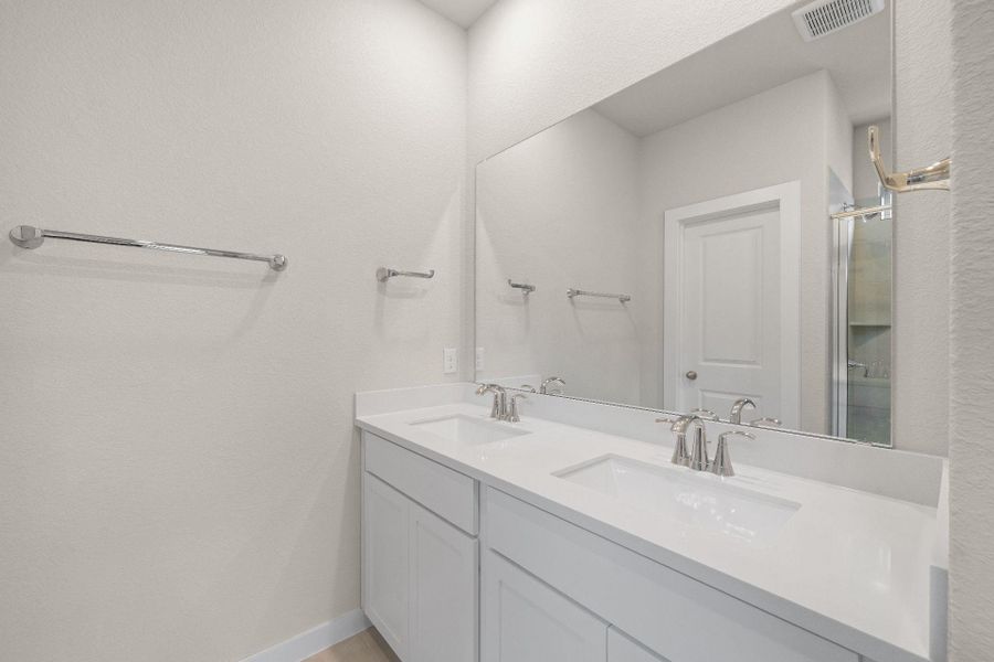 Primary Bath retreat with dual vanities Primary Bath retreat with dual vanities