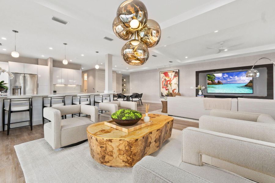 Furnished interior view inside a new home in , Stuart (Image 45).