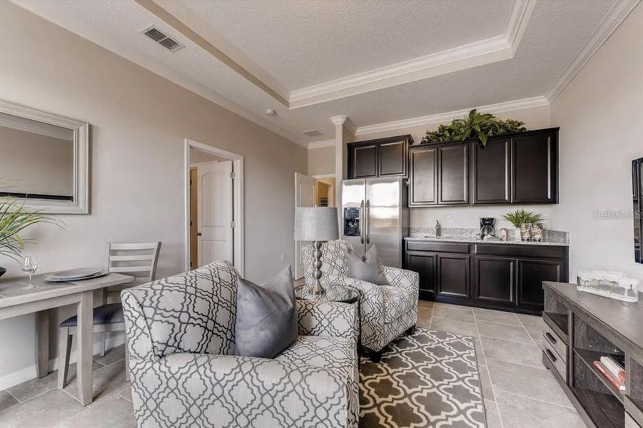 Furnished interior view inside a new home in Kindred, Kissimmee (Image 11).