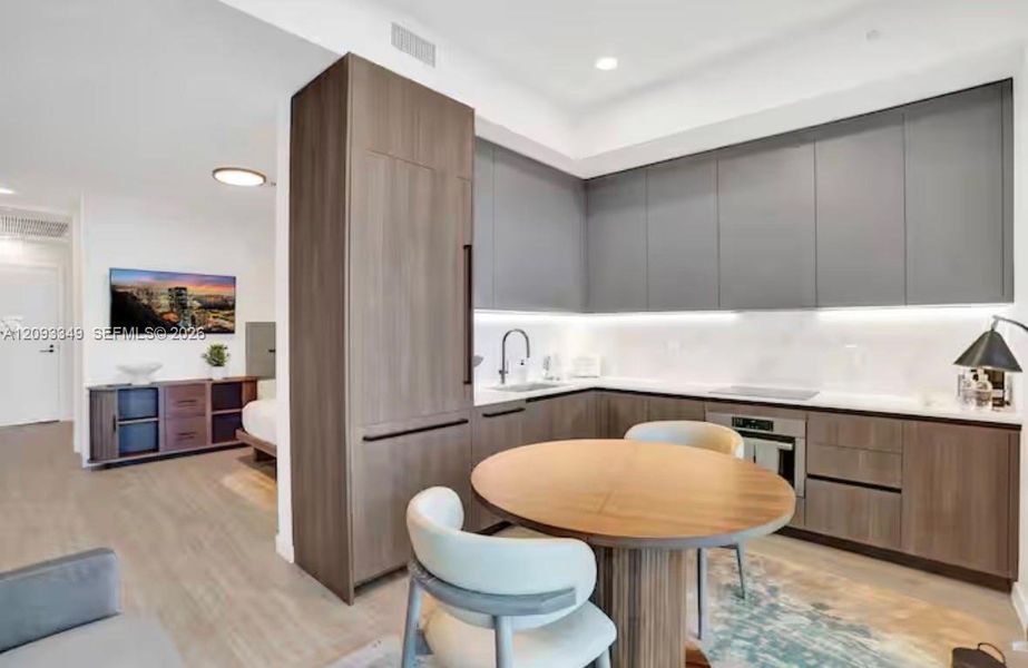 Furnished interior view inside a new home in , Miami Beach (Image 12).