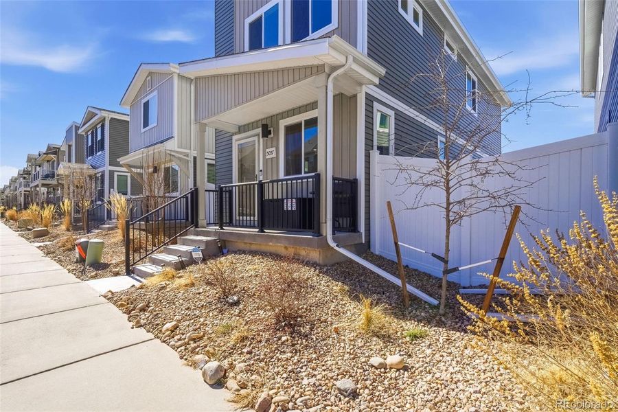 Exterior details and patio area of a home in , Denver (Image 26).