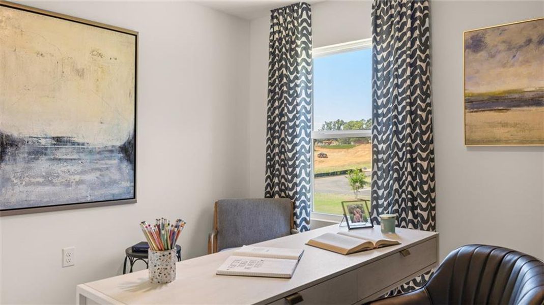 Furnished interior view inside a new home in Bridle Creek, Locust Grove (Image 36).